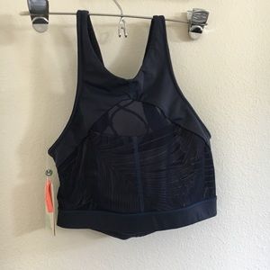 Maaji High Neck Bra Top Sports Bra Mesh